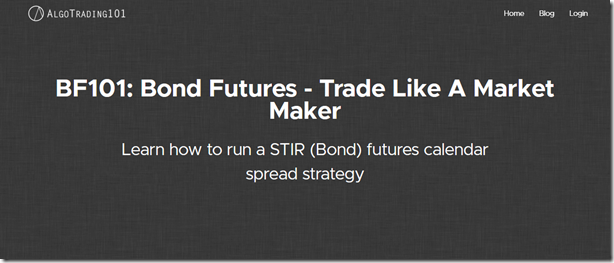 AlgoTrading101 – BF101 Bond Futures
