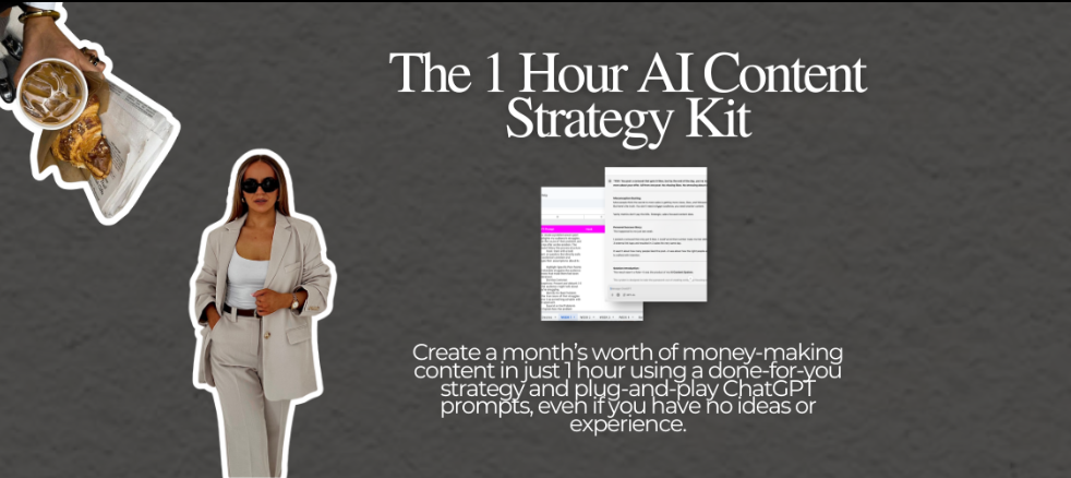 Monika Wolnicka – The 1 Hour AI Content Strategy Kit
